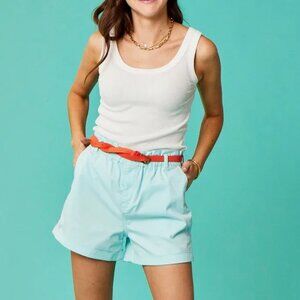 Carve Designs Journey Waist Paper Bag Shorts Size 0